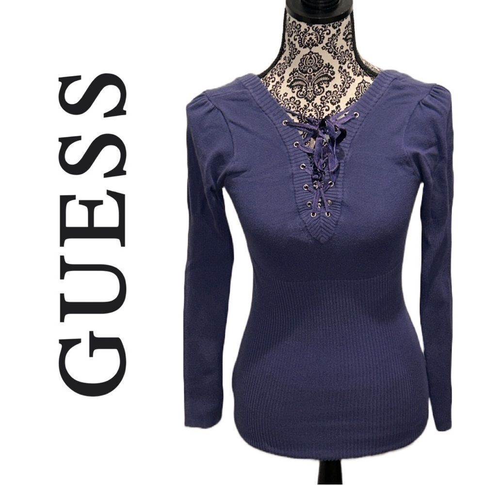 Guess Women’s Purple Sweater -‎ Size S